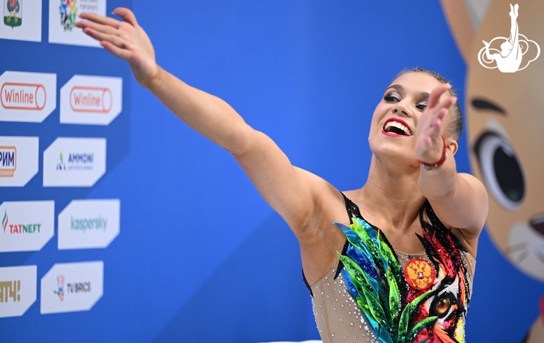 Vladislava Nikolaenko after the performance