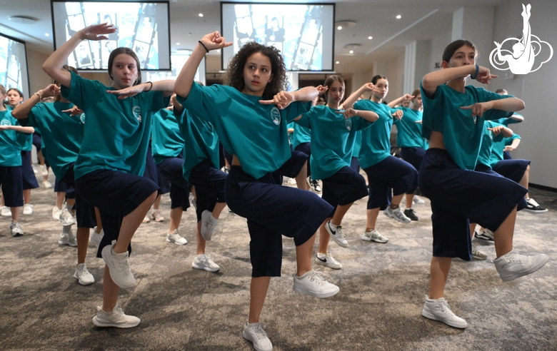 Alla Dukhova's TODES dance studio dancers at the Martial Arts Academy