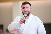 Олимпийский чемпион 2012 года Мансур Исаев во время фестиваля дзюдо