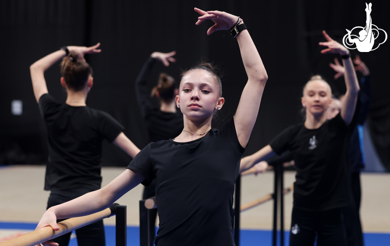 Arina Kovshova during choreography