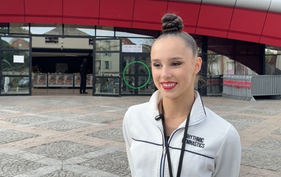 Mariia Borisova and her coach Irina Gusarova sum up the results of the Thiais Grand Prix