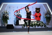 Mariia Borisova during the ribbon exercise