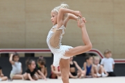 Young gymnast during the Academy selection process