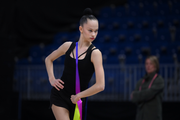 Anna Kondrashina during podium training