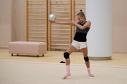 Yana Zaikina during a training session at the Academy