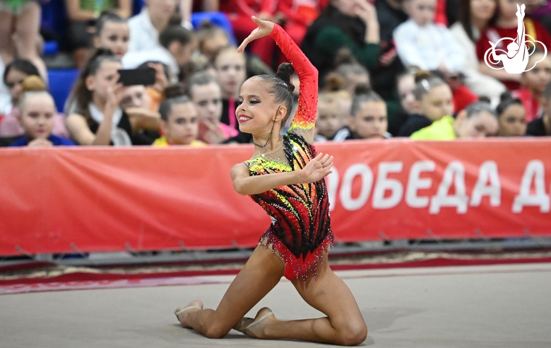 Sabina Samatova during an exercise without an object