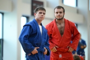 Participants of the training camp during training at the Martial Arts Academy