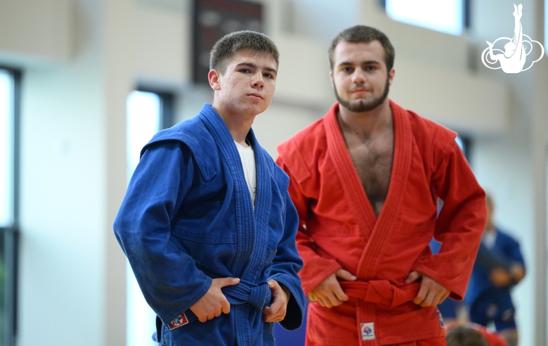 Participants of the training camp during training at the Martial Arts Academy