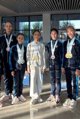 Academy gymnasts returned from international competitions in Kazakhstan