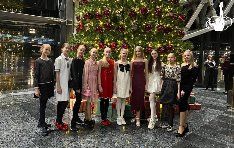 The Academy group exercises team attended the The Nutcracker ballet