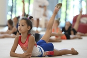 Gymnast during training at the Academy