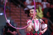 Karolina Tarasova (Russia) during the hoop exercise