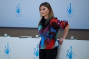 Olympic champion during training session at the Academy