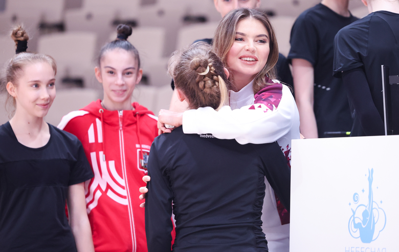 June 16, 2025. Olympic champion Alina Kabaeva at the Academy on the eve of the second stage of the Cup of Strongest