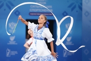 Дина Аверина во время церемонии открытия соревнований