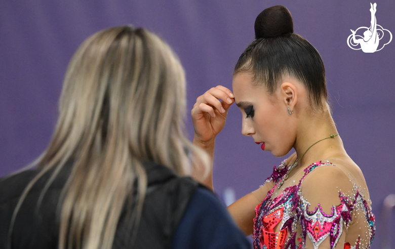 Sofia Vorobyova before the performance