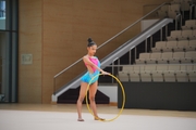 Gymnast Aryaa Nitesh Kadam during a control training session
