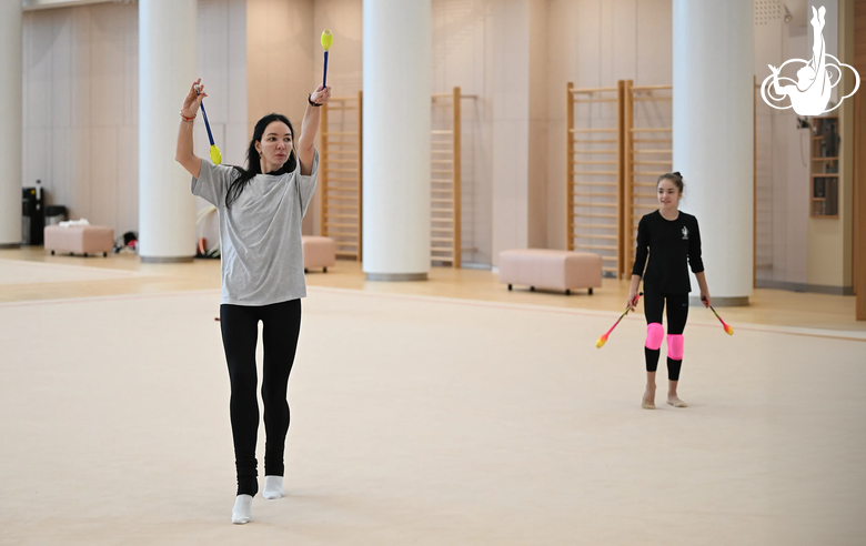 The Academy gymnasts have started working on new programs