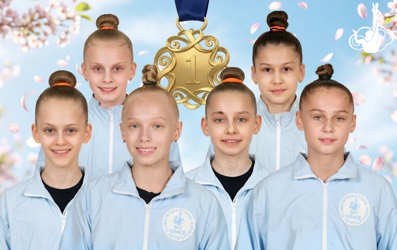 Academy's junior group gymnasts won the all-around at the first stage of the Cup of the Strongest