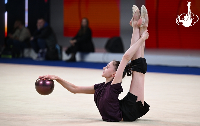 Margarita Zhurovich during floor testing