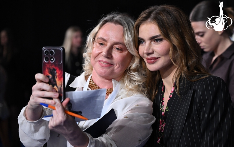 Олимпийская чемпионка Алина Кабаева на чемпионате России в Москве