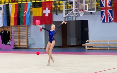 The Academy gymnasts' performances at the first international competition of the season!