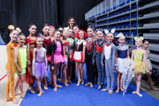 March 16, 2026. The Olympic champion with young gymnasts at the international Alina Kabaeva Grand Prix Champions Cup tournament in St. Petersburg