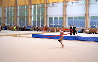 An assessment training session of pre-juniors at Novogorsk