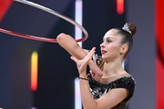 Silva Sargsyan during the hoop exercise