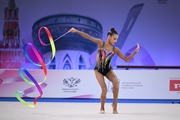 Sofia Ilteriakova during her ribbon exercise