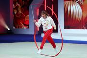 Olympic champion Alina Kabaeva at the rehearsal of the Sky Grace Cup International Tournament and Beijing Top Open 2025 gala show