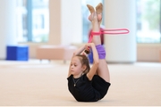 Sabrina Kulish during an exercise with a jump rope