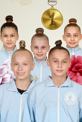Academy group exercise gymnasts topped the list of the Russian Junior Championship in the exercise with five ribbons