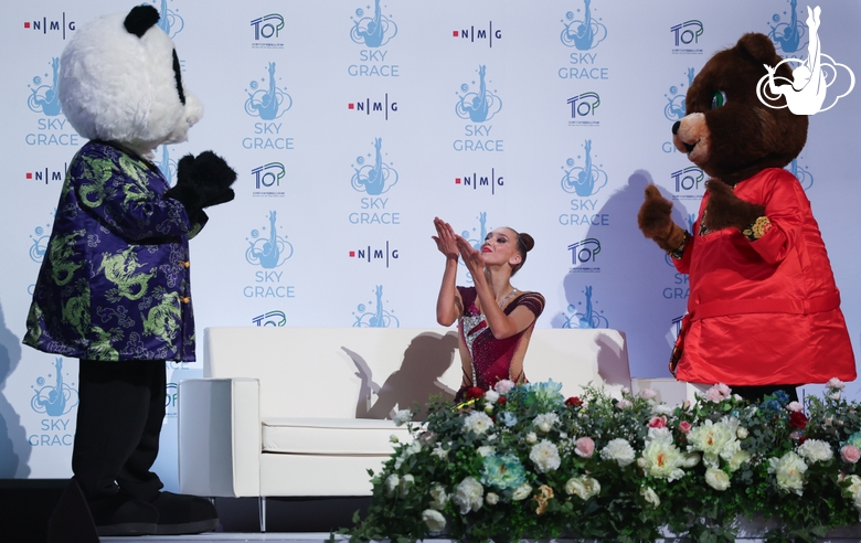 Victoriia Bespalova after the performance