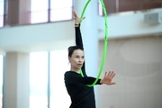 Coach Ulyana Trofimova during the recovery camp at the Academy