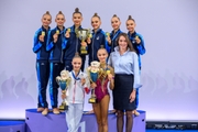 Групповички Академии, Ксения Савинова, Яна Заикина и председатель Всероссийской коллегии судей Дарья Дюкова