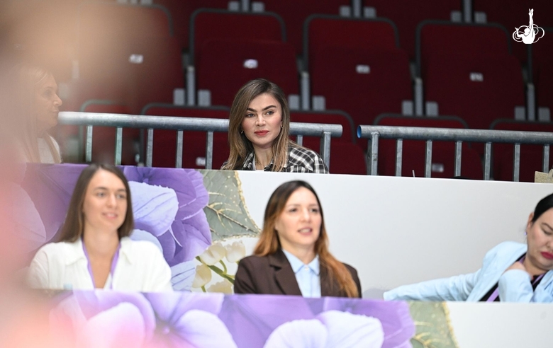 Олимпийская чемпионка Алина Кабаева на опробовании
