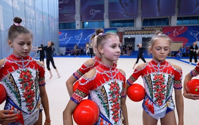 На первенстве России в Казани прошло опробование для групповых упражнений