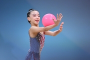 Wang Yiduo during the ball exercise
