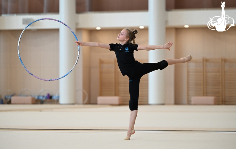 Софья Смирнова во время подготовки ко всероссийским соревнованиям «Весенний кубок»