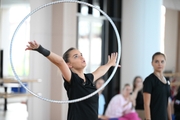 Dina Averina during the master class at the Academy