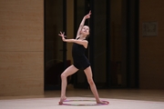 A young gymnast during the selection