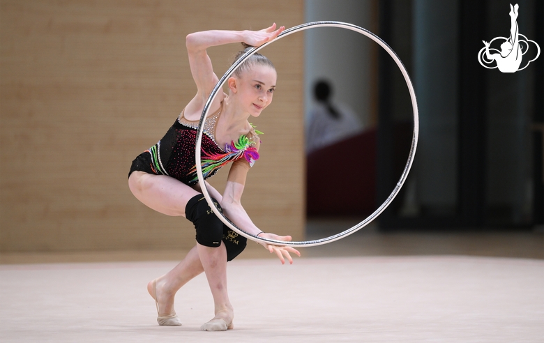 Каролина Пахтусова во время контрольной тренировки перед вторым этапом «Кубка сильнейших»