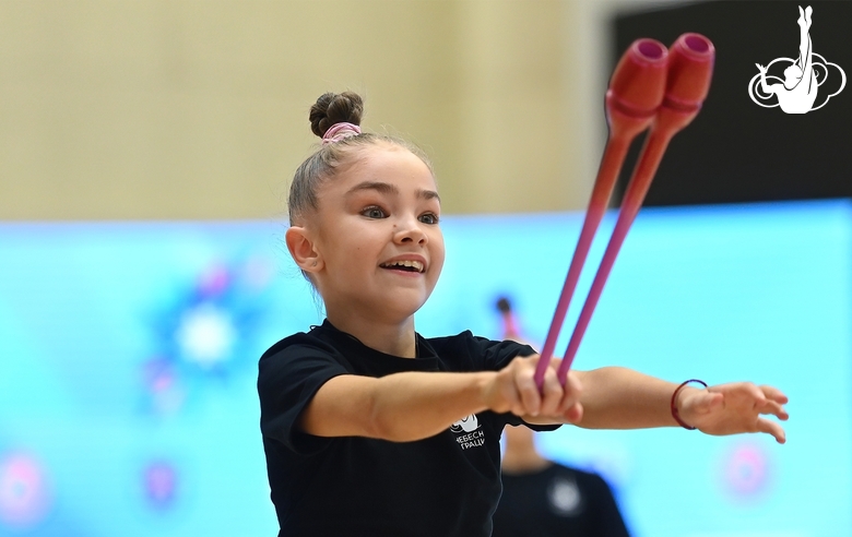 Гимнастки Академии провели тренировку в Минске перед турниром «Хрустальная роза»