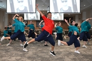 Alla Dukhova's TODES dance studio dancers at the Martial Arts Academy
