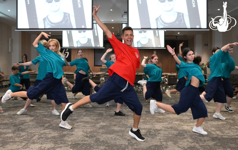 Alla Dukhova's TODES dance studio dancers at the Martial Arts Academy