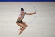 Sofia Ilteryakova during the hoop exercise