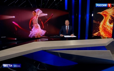 Сюжет программы «Вести недели» в эфире телеканала «Россия 1» о фестивале «Алина»-2026