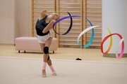 Yana Zaikina during a training session at the Academy