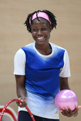 Gymnasts from Congo talk about training sessions with Academy specialists during training camp